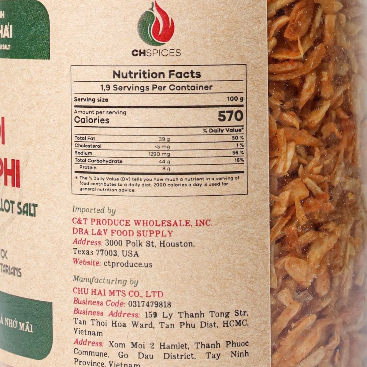 MCH05 - Muoi hanh phi/ Crispy Fried Shallot Salt