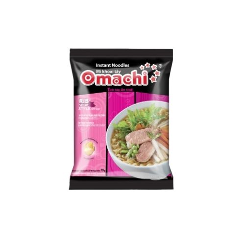 OMACHI - BAG Mi Suon Ham / Rib Soup Style Instant Noodles BAGS