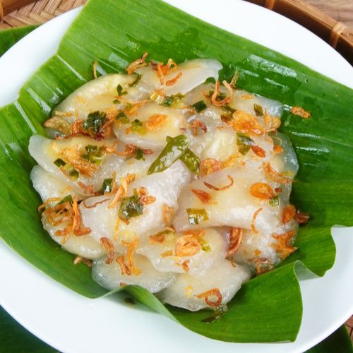 CT060 -Banh Bot Loc Nhan Dau Xanh/ Tapioca Dumplings With MB