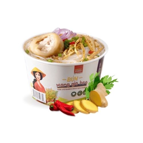 SIMPLY - (BOWL) Bun Mang Gio Heo / Instant Rice Noodles Bamboo Shoot And Artificial Pork