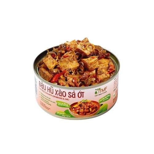 TMF07 - Dau hu sa ot/ Stir fried tofu with lemongrass & chilli