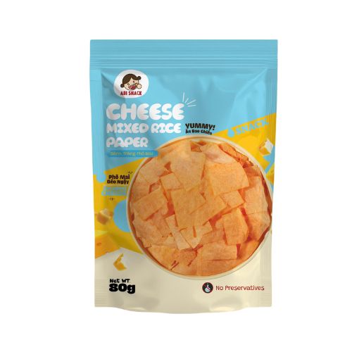 ABI002 - Banh trang pho mai/ Cheese Mixed Rice Paper * 80g x 30 Units