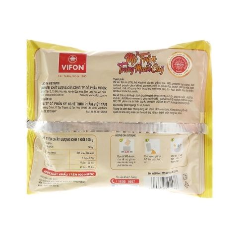 VF001 - (BUNDLES) Mi Tron Trung Muoi Cay / Spicy Mixed Salted Egg Noodles