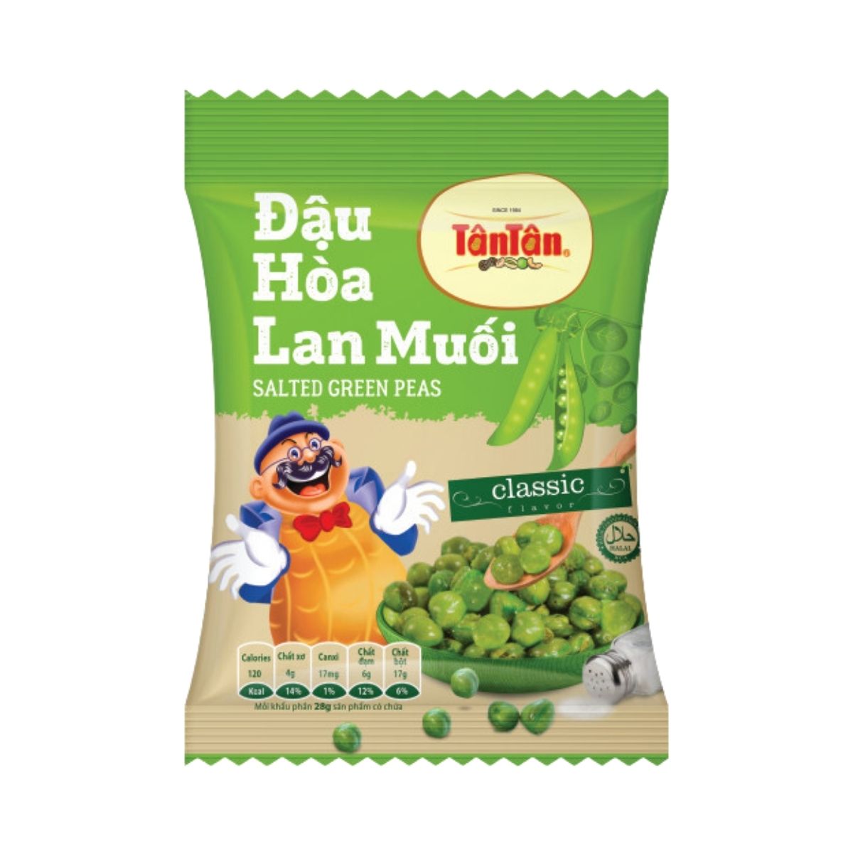 TT10 - Hoa lan muoi/Salted Green Pea * 50g x 60 Units