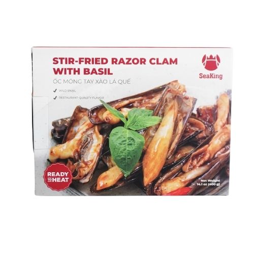 VC0054 - Oc Mong Tay Xao La Que/ Stir-fried Razor Clam With Basil