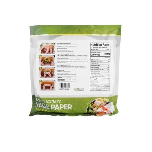 PLT005 - Banh Trang Deo 22cm / Vietnamese Round Rice Paper 22cm