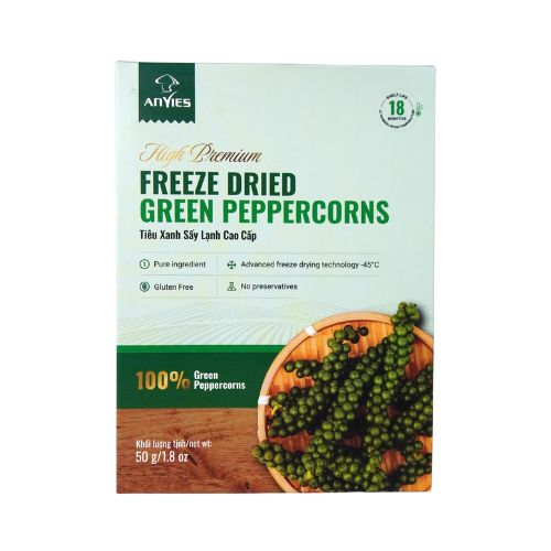 AVN03 - Tieu xanh say lanh/Freeze-Dried Green Peppercorns