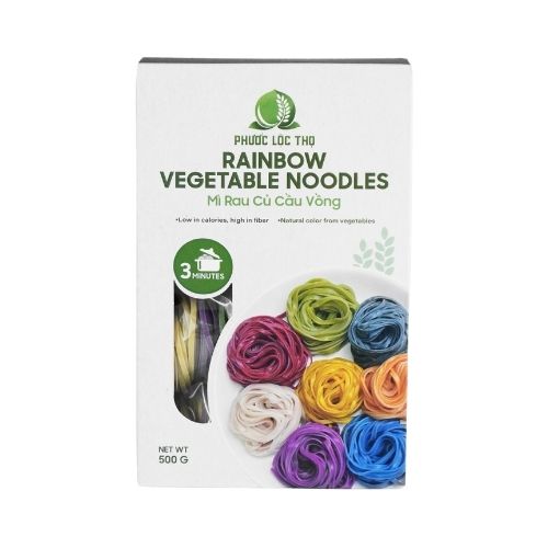 PLT008 - Mi Rau Cu Cau Vong / Rainbow Vegetable Noodles