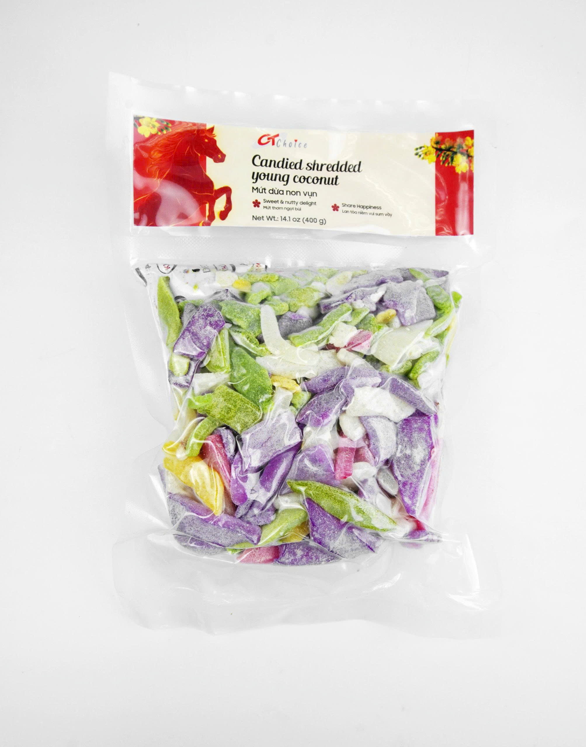 CT134 - Mut dua non vun/ Candied Shredded Young Coconut