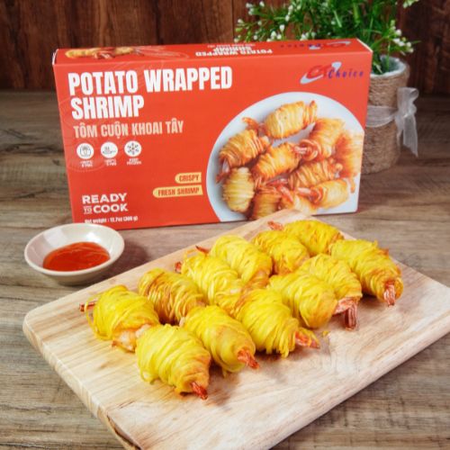 CT068 - Tom quan khoai tay/ Potato shrimp