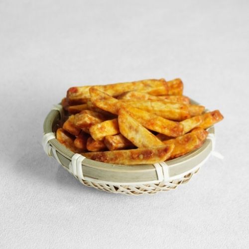 LV009 - Khoai mon say mam toi / Dried Taro With Garlic Sauce