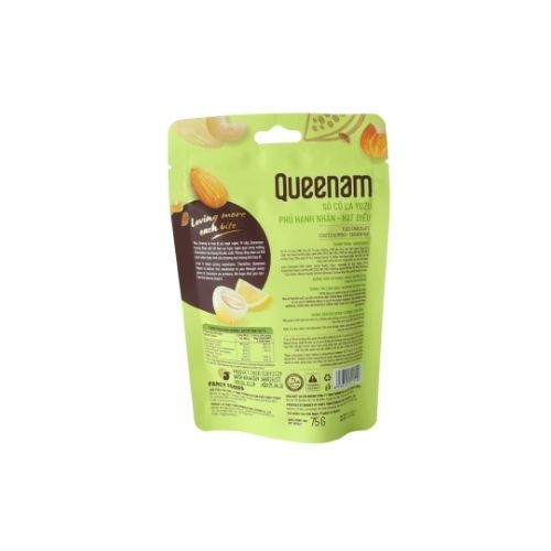 QN05 - (CLEAR) Socola Yuzu phu hat hanh nhan-hat dieu/ Yuzu Chocolate Coated Almond-Cashew Nut