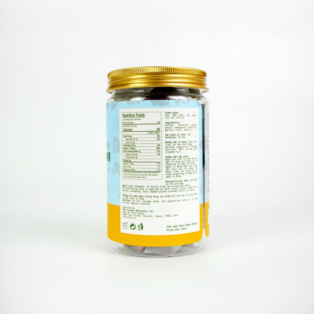 NKLT01 - Mam Ruoc Tom Hao Com / Shrimp Paste Perfect With Rice