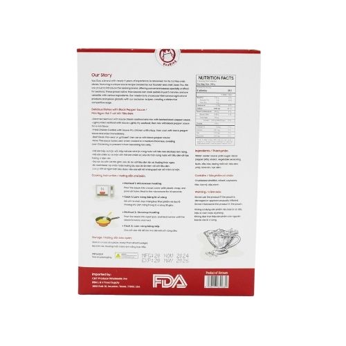 VC0002 - DRY Xot Tieu Den / Black Pepper Sauce DRY