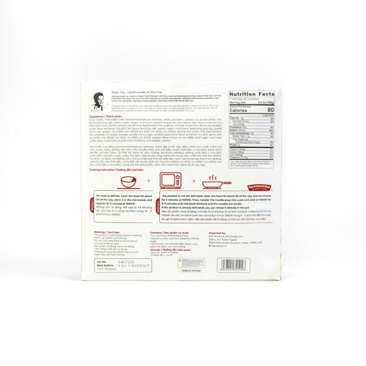 VC0037 - Banh canh cua/ Crab Tapioca Noodle Soup