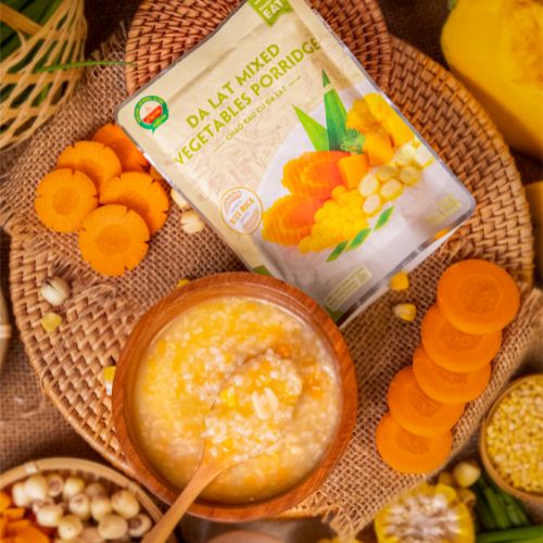 CCT03 - Chao Rau Cu Thap Cam / Mixed Vegetables Porridge