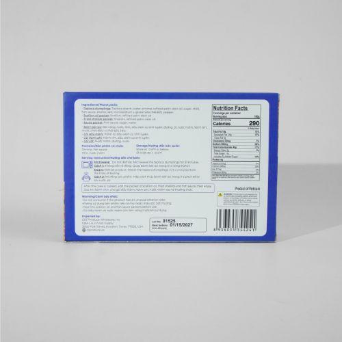 CT014 - Banh bot loc Phan Thiet/ Phan Thiet's stuffed tapioca dumplings * 450g x 24 Units