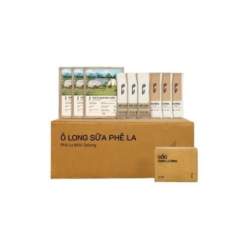 PL02 - Set phin giay o long /Oolong Drip Coffee Set