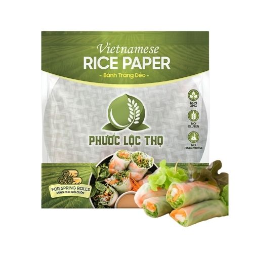 PLT005 - Banh Trang Deo 22cm / Vietnamese Round Rice Paper 22cm