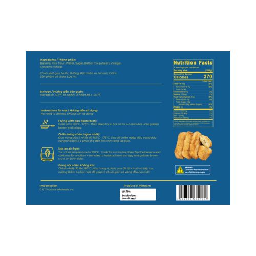 CT059 - Chuoi chien / Fried banana