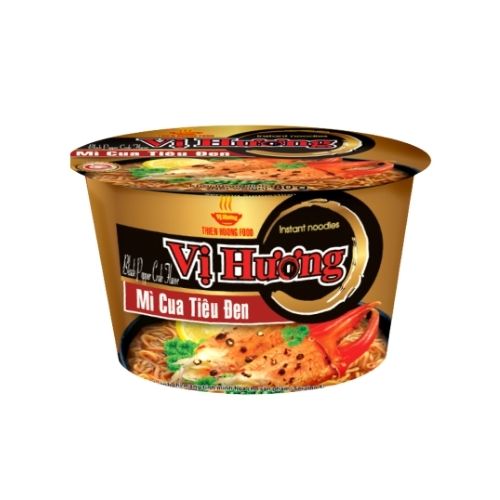 TH05 - Mi Cua Tieu Den / Crab and Black Pepper Instant Noodles (BUNDLE)