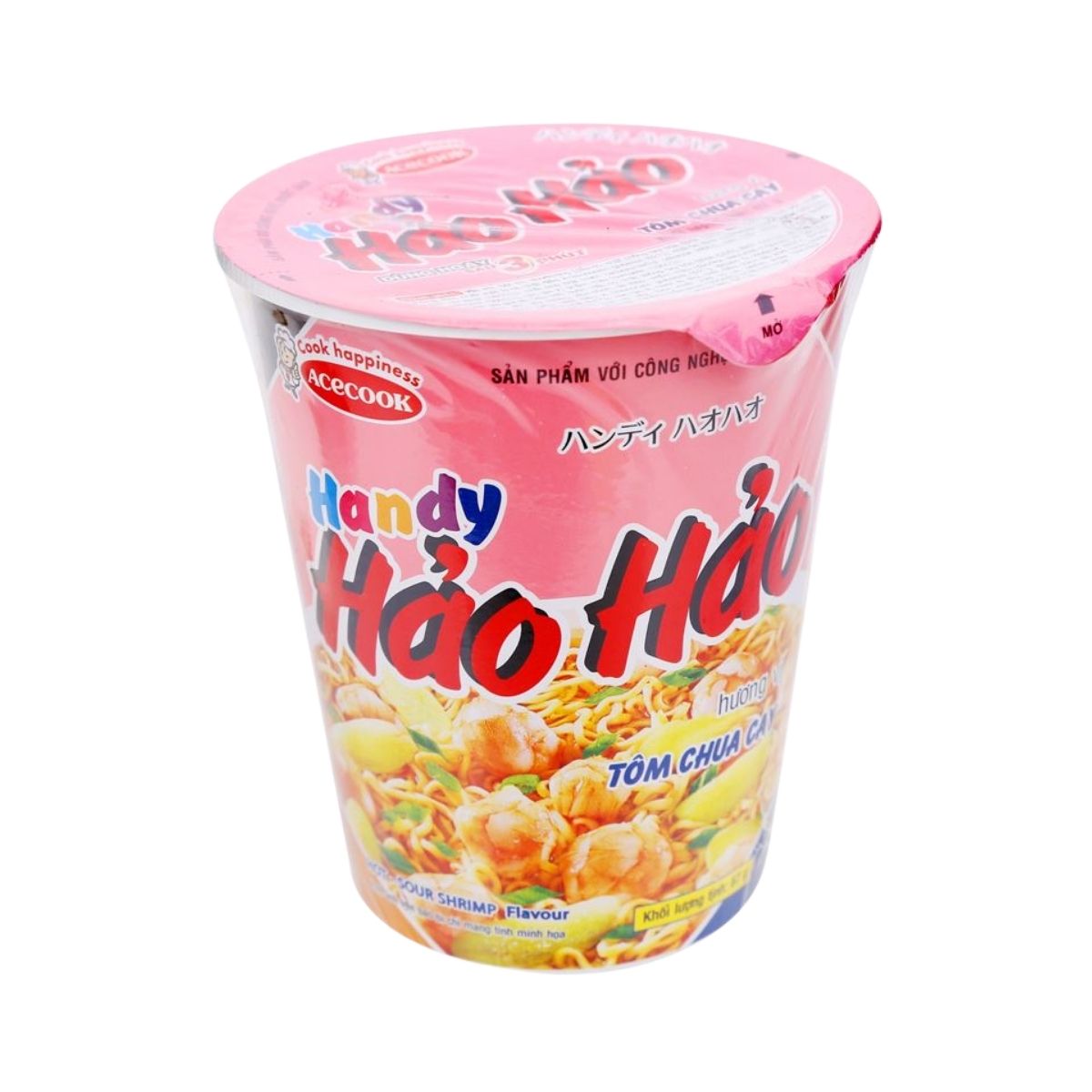 HAO HAO - *CUP* HANDY Mi Tom Chua Cay 12 Cups