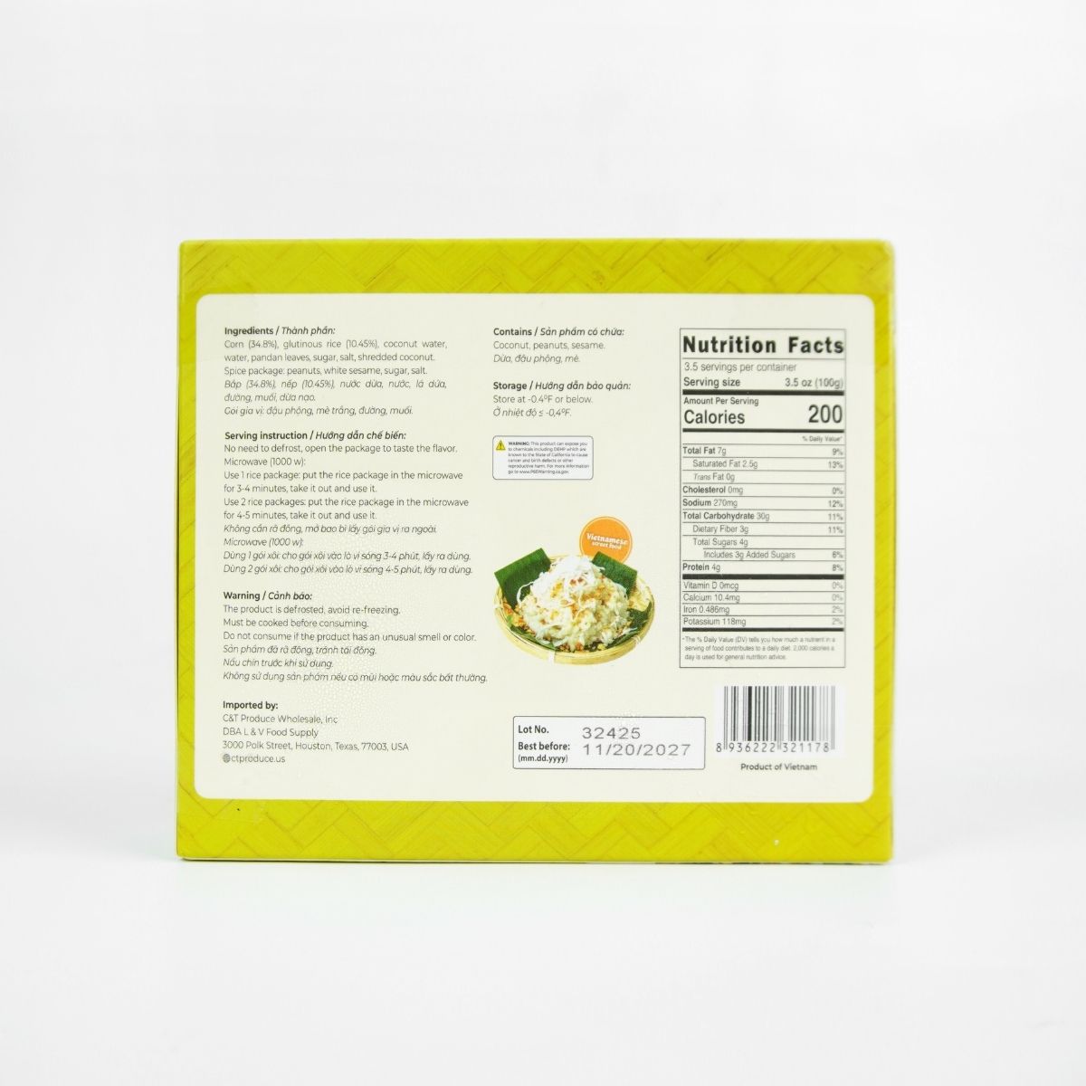 CT003 - Xoi Bap Nhao / Vietnamese Stewed Corn