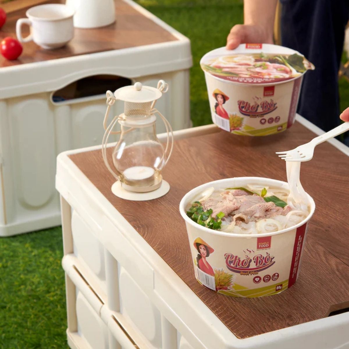 SIMPLY - (BOWL) Pho Bo / Instant Pho Rice Noodle Artificial Beef