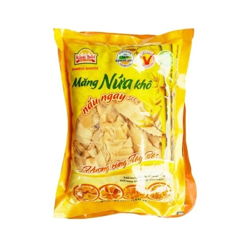 KB004 - Mang nua kho nau ngay kim boi/Kim Boi Dried Nua bamboo shoots