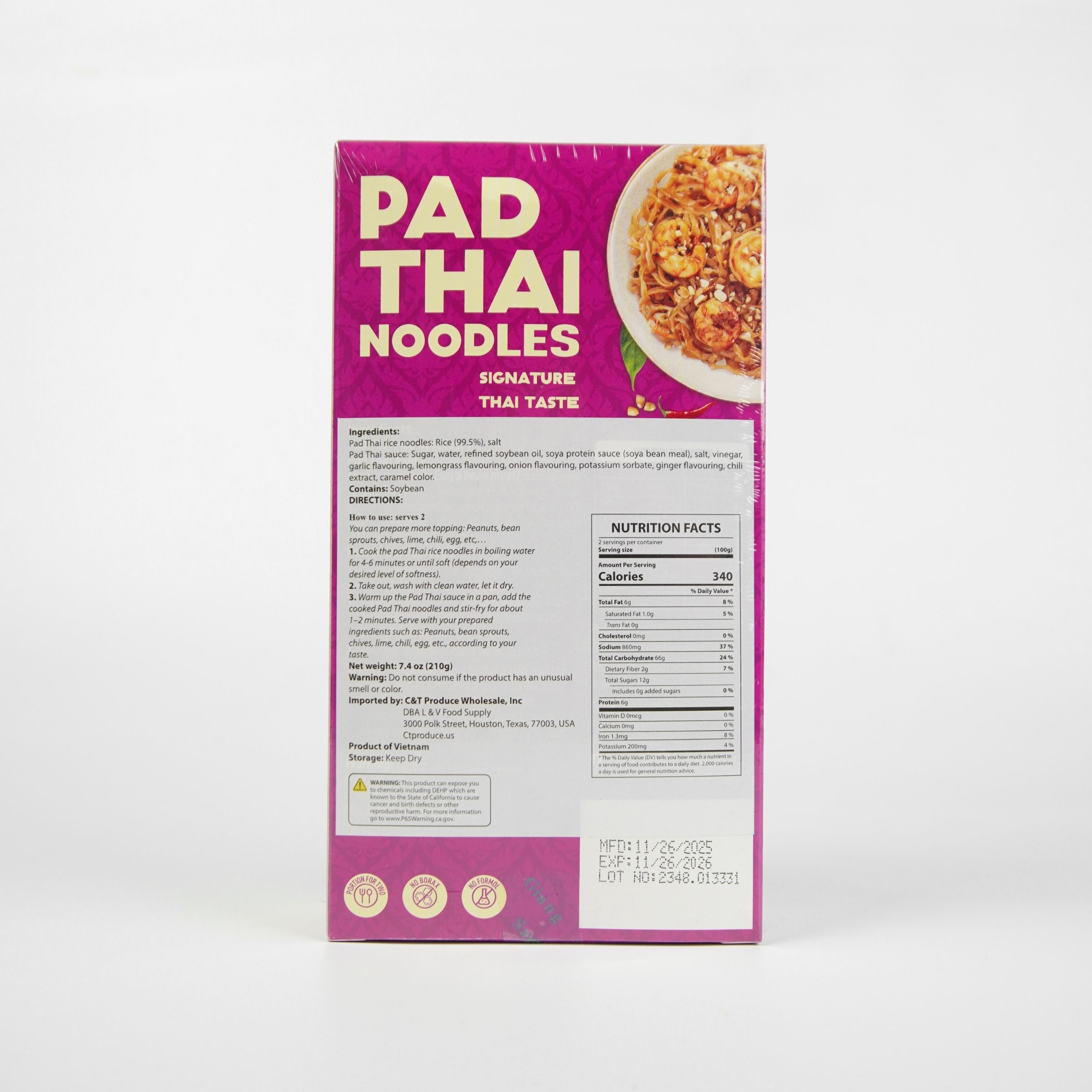 SG05 - Pad Thai / Pad Thai Kit - CT Produce