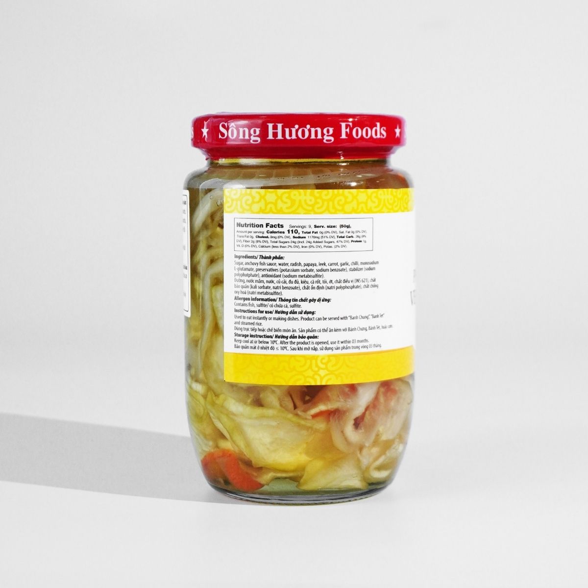 SHF06 - Dua mon / Preserved Vegetables HS Code: 20019090