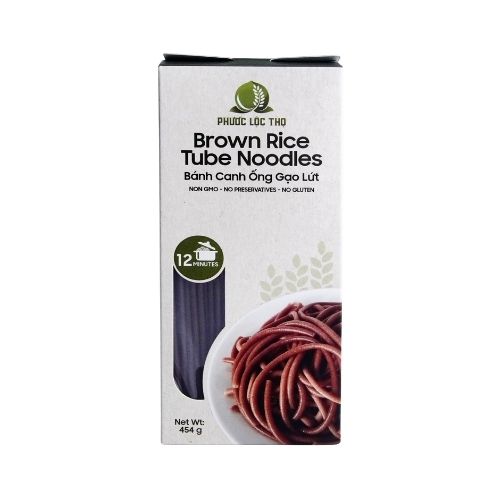 PLT018 - Banh canh ong gao lut/ Brown Rice Tube Noodles