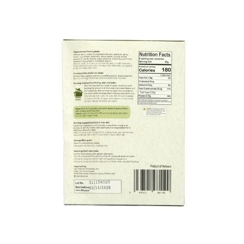 PLT022 - Mi rau cu/ Medium Vegetable Noodles