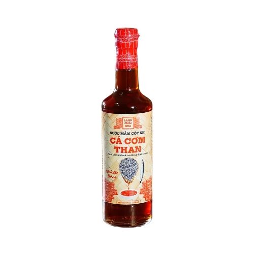 LCX01 - Nuoc Mam Lang Chai Xua Ca Com Than Chai Thuy Tinh / Frist Press Black Anchovy Fish Sauce