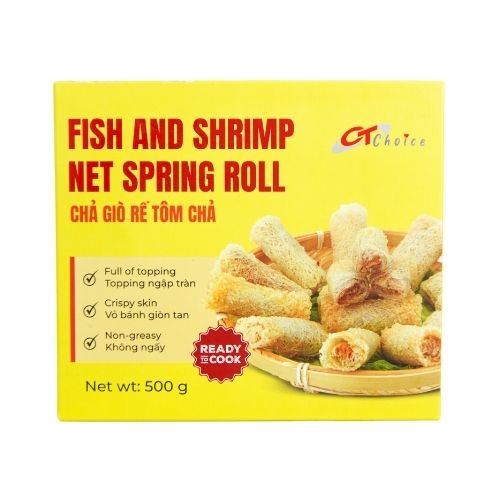 CT039 - Cha Gio Re Tom Cha / Fish And Shrimp Net Spring Roll