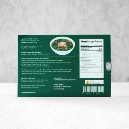 CT043 - CTC50 *** Thit Cua Dong Tinh Che / Crab Concentrate