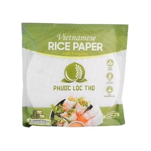PLT005 - Banh Trang Deo 22cm / Vietnamese Round Rice Paper 22cm