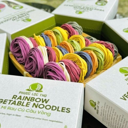 PLT008 - Mi Rau Cu Cau Vong / Rainbow Vegetable Noodles