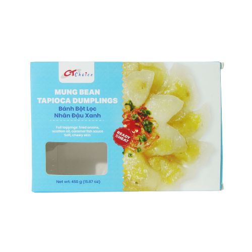 CT060 -Banh Bot Loc Nhan Dau Xanh/ Tapioca Dumplings With MB