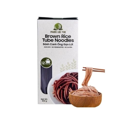 PLT018 - Banh canh ong gao lut/ Brown Rice Tube Noodles