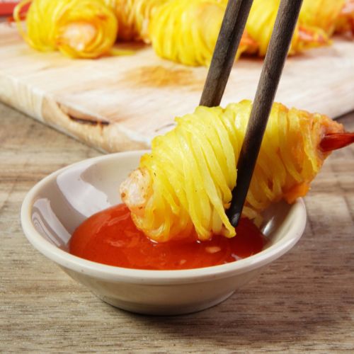 CT068 - Tom quan khoai tay/ Potato shrimp