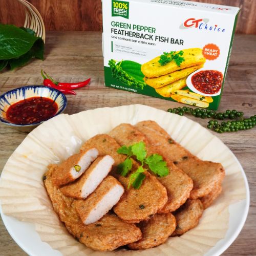 CT087 - Cha thanh That lat vi tieu Xanh/ Green Pepper Featherback Fish Bar