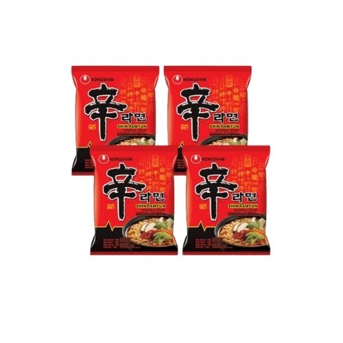 (4packsx4bags) Mi Shin / Shin Ramen 4packsx4bags
