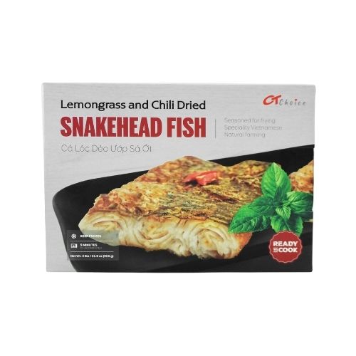 CT049 - Ca Loc Deo Uop Sa Ot / Lemongrass and Chili Dried Snakehead Fish