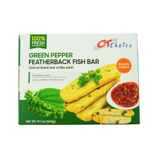 CT087 - Cha thanh That lat vi tieu Xanh/ Green Pepper Featherback Fish Bar