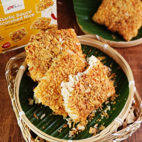 CT066 - Com Chay Xot Mam Toi Ot / Garlic Sauce Scorched Rice