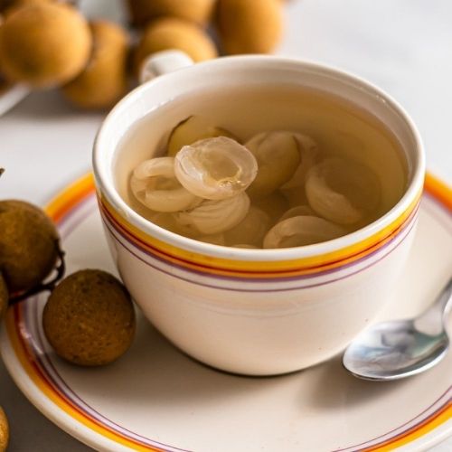 PLT036 - Nhan tuoi nuoc duong Phuoc Loc Tho lon 20OZ/ Longan in Syrup PHUOC LOC THO branch can 20OZ