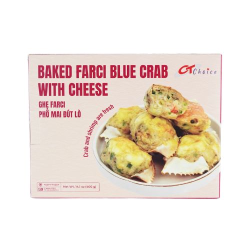 CT025 - Ghe Farci Pho Mai Dut Lo / Baked Farci Blue Crab With Cheese
