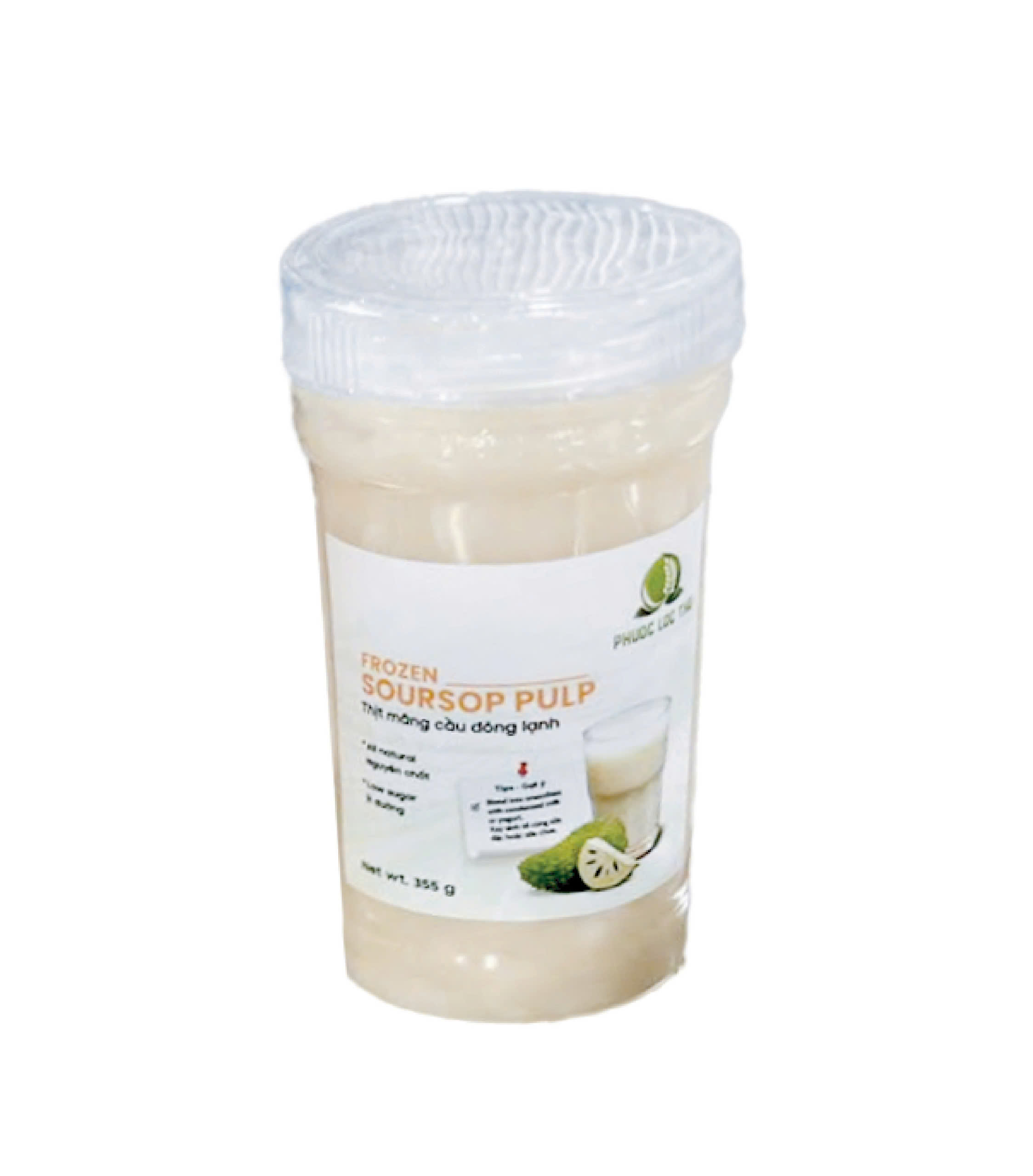 PLT046 - Thit mang cau dong lanh / Frozen Soursop Pulp