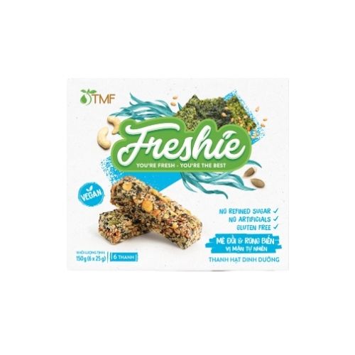 TMF02 - Thanh hat dinh duong me doi & rong bien/Freshie Granola Bar (Seaweed & Sesame)